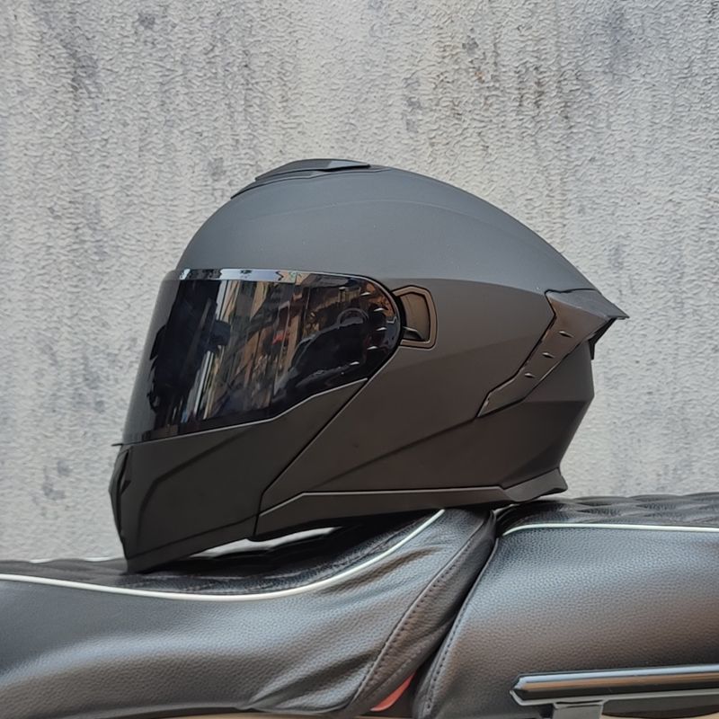 خوذة دراجات نارية كاملة للوجه، - مراجعة Dual Visor Motorcycle Racing Helmet وسعره