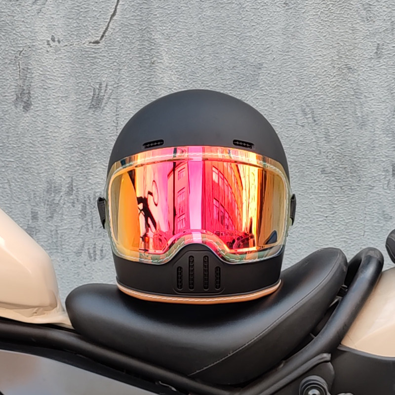 خوذة دراجة نارية كاملة الوجه م - مراجعة Full Face Motorcycle Helmet With Bluetooth وسعره